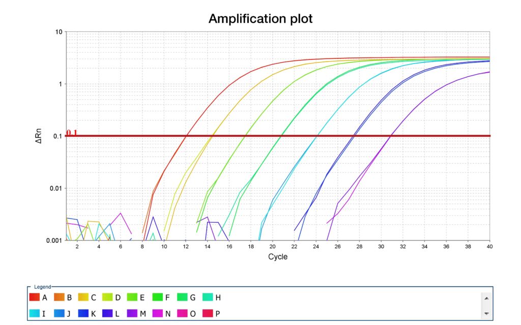 QPCR graph